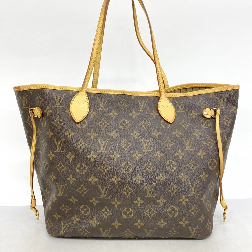 LOUIS VUITTON Brown Monogram Neverfull MM Tote Bag - Picture 12 of 12